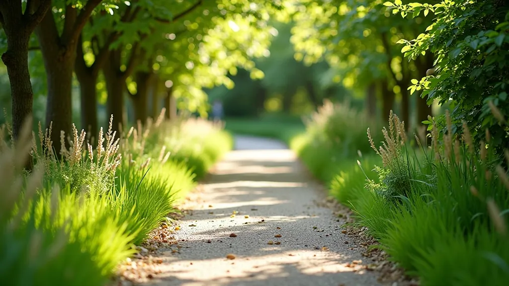 Accessible garden pathways at Colclough Gardens with wide smooth terrain