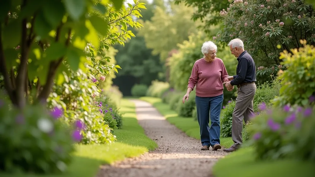 Practical facilities and amenities at heritage garden location